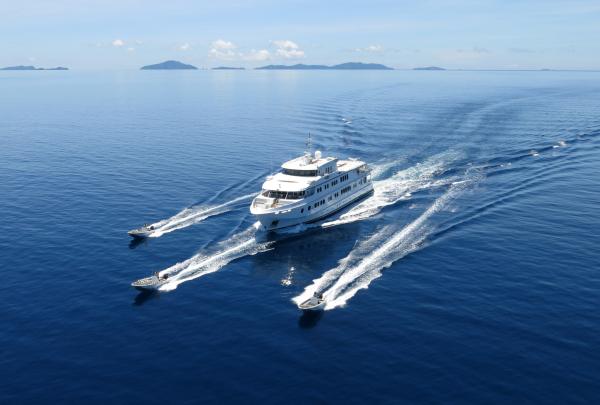 True North Cruise ship and tour boats, The Kimberley, Western Australia © True North