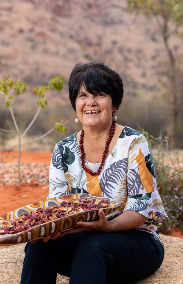 Raylene Brown, Parrtjima, Red Centre, Northern Territory © Emma Murray