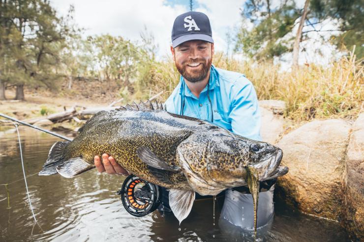 Aussie Fly Fisher, Murray cod, New South Wales © Joshua Hutchins