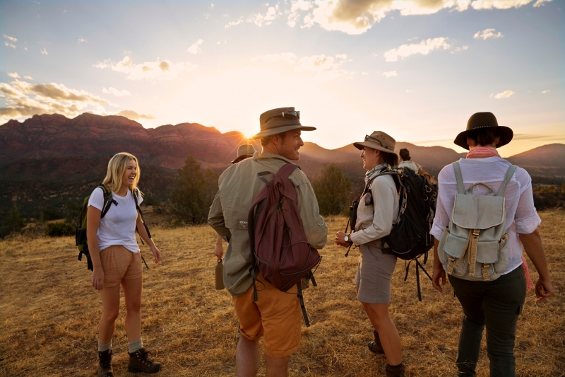 The Arkaba Walk, Ruger's Hill, Flinders Ranges, South Australia © Tourism Australia