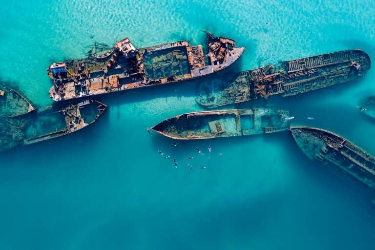 Tangalooma Wrecks, QLD © Tourism and Events Queensland
