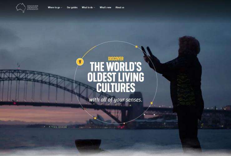 Discover Aboriginal Experiences website