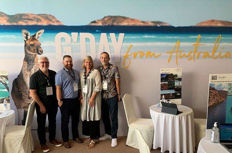 Tourism Australa at the annual International Luxury Travel Market North America in Mayakoba, Mexico