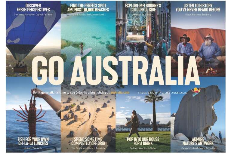 Tourism Australia's 'Go Australia' Campaign Creative © Tourism Australia