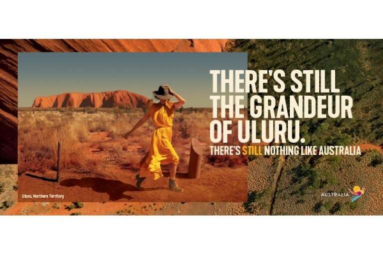 There's Still Noting Like Australia, Uluru, Campaign Banner