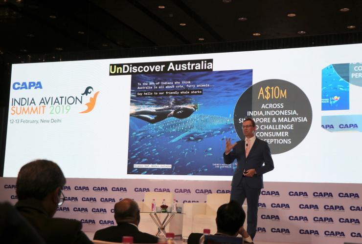 Tourism Australia at CAPA India Aviation Summit, New Delhi © Tourism Australia Tourism Australia at CAPA India Aviation Summit, New Delhi © Tourism Australia