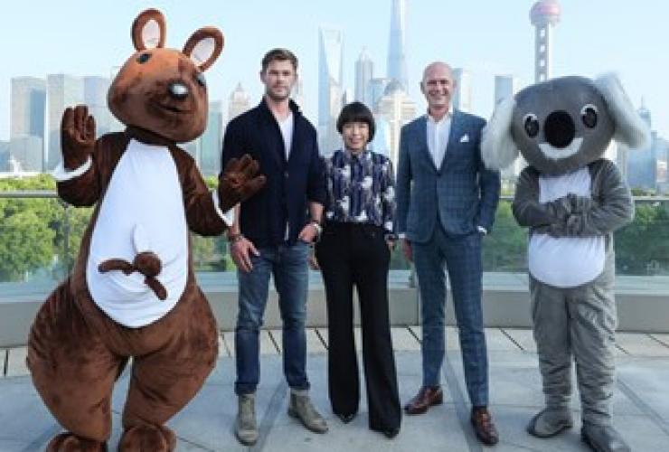 Friends of Australia press conference, Shanghai, China © Tourism Australia Friends of Australia press conference, Shanghai, China © Tourism Australia