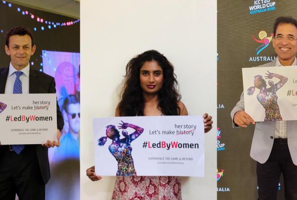 ICC Women's T20 World Cup World Record attempt © Tourism Australia