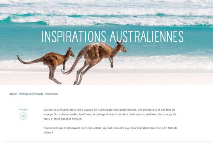 'Inspirations Australiennes' © Tourism Australia 'Inspirations Australiennes' © Tourism Australia