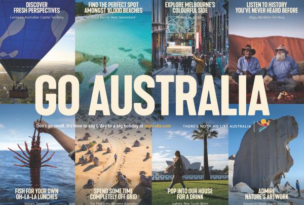 Tourism Australia's 'Go Australia' Campaign Creative © Tourism Australia