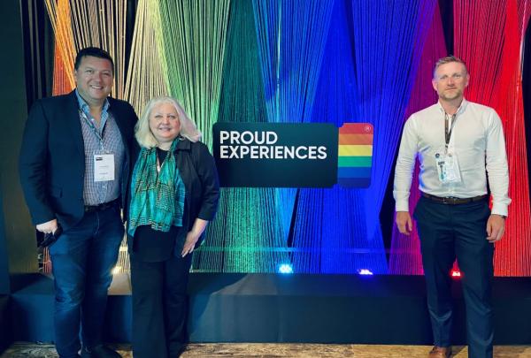 Glen, Irene and Chris at SWP23 PROUD Experience © Tourism Australia