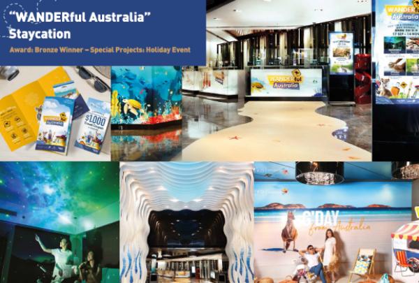 Montage of photos and experiences as part of the ‘WANDERful Australia Staycation’ project © Tourism Australia