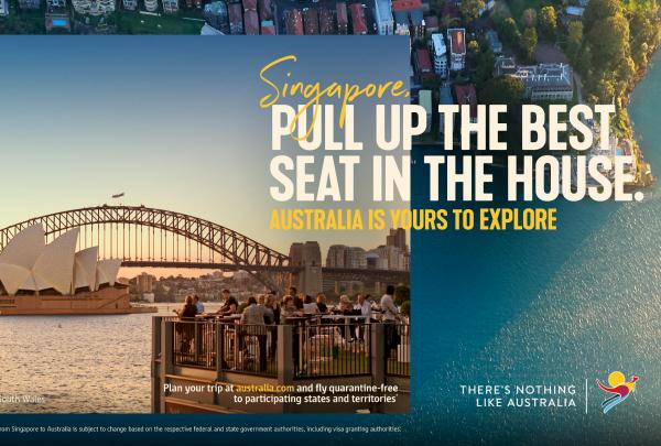 Singapore - Australia is Yours to Explore poster © Tourism Australia