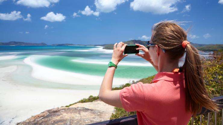Best Jobs in the World campaign, Whitehaven Beach, Whitsunday Islands, QLD © Tourism Australia
