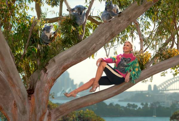 Kylie Minogue at Taronga Zoo, Sydney, New South Wales © Tourism Australia