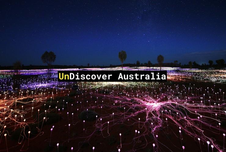 UnDiscover Australia - Field of Light, Uluru-Kata Tjuta National Park, Northern Territory © Tourism Australia UnDiscover Australia - Field of Light, Uluru-Kata Tjuta National Park, Northern Territory © Tourism Australia