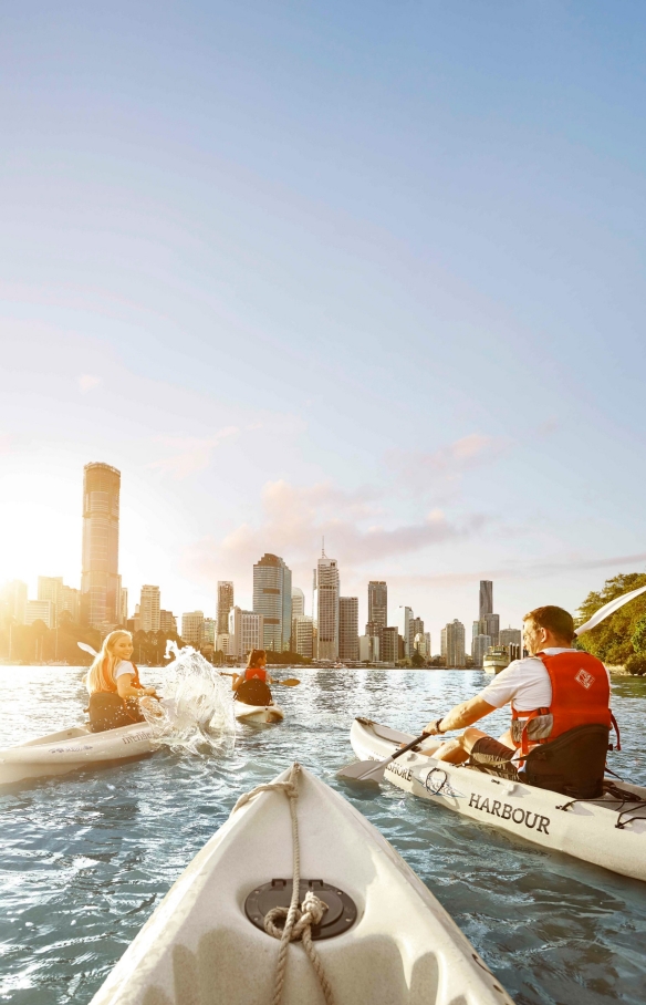 Canoeing, Brisbane, Queensland © Brisbane Marketing