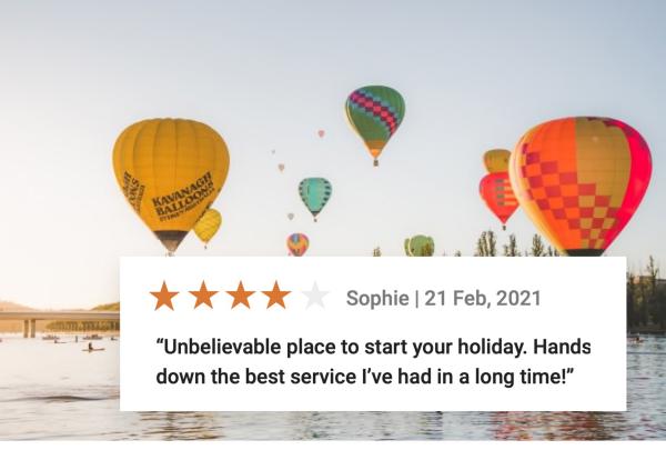 Balloons over Lake Burley Griffin, Canberra, Australian Capital Territory © EventsACT