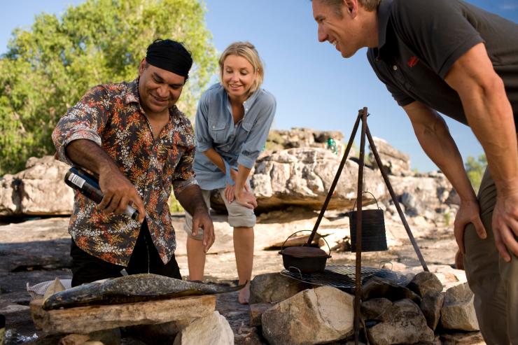 Mark Olive, Davidson's Arnehemland Safaris, NT © Tourism Australia