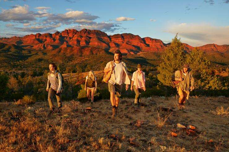 The Arkaba Walk, Ruger's Hill, Flinders Ranges, SA © Tourism Australia