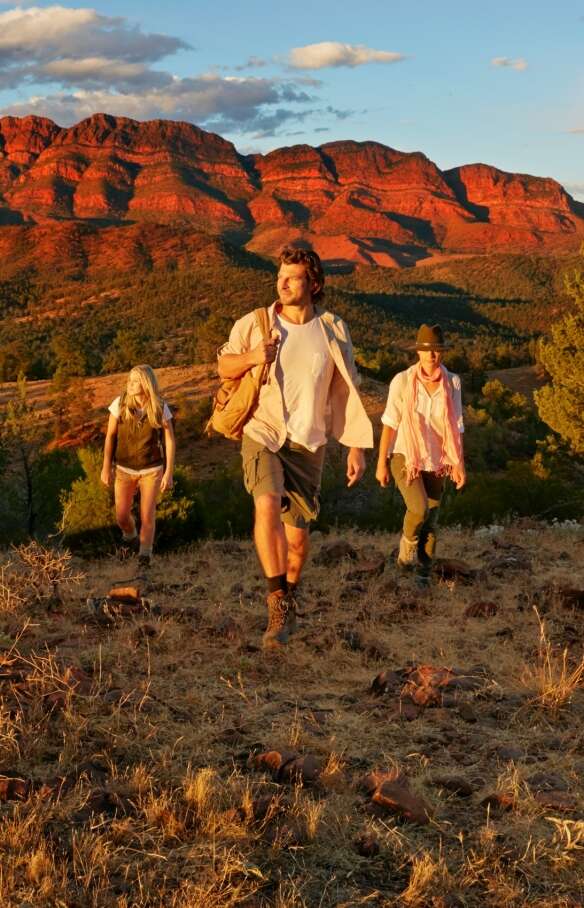 The Arkaba Walk, Ruger's Hill, Flinders Ranges, SA © Tourism Australia