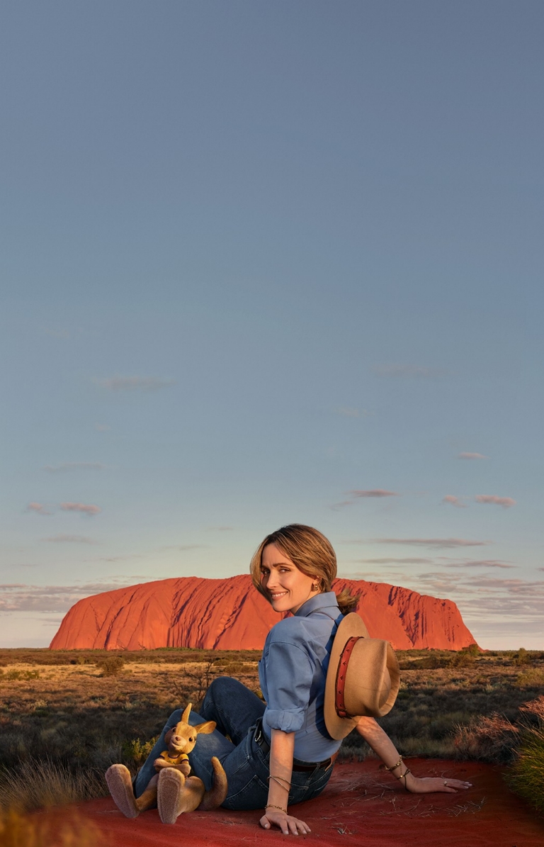 Rose Byrne and Ruby, Come and Say G’day global campaign, 2022 © Tourism Australia
