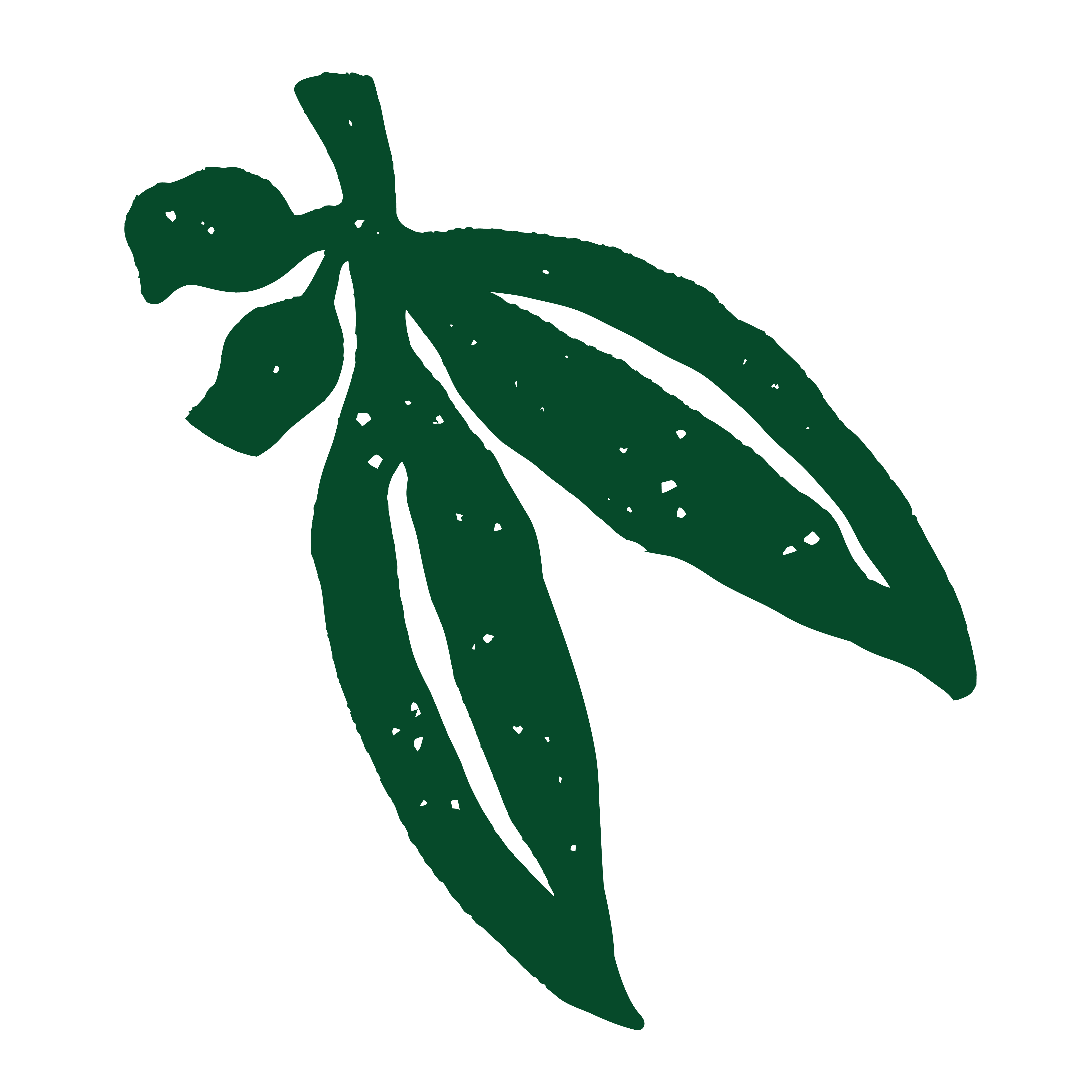A dark green hand-drawn icon featuring a textured, stylized waratah flower. The organic, earthy linework represents a commitment to taking care of Australia's unique flora and natural environment. © Tourism Australia