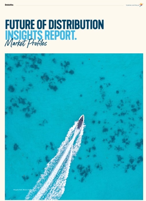 Future of Distribution - Market Insights report cover © Tourism Australia